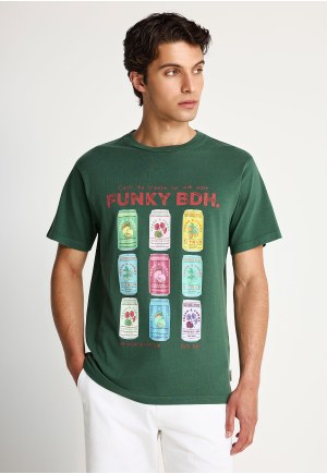 Ανδρικό βαμβακερό t-shirt με τύπωμα