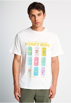 Ανδρικό βαμβακερό t-shirt με τύπωμα