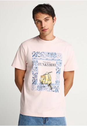 Ανδρικό βαμβακερό t-shirt με τύπωμα