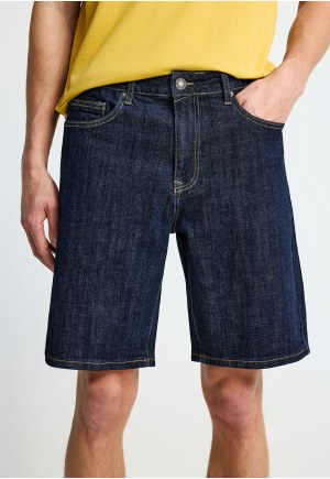 Ανδρική slim tapered βερμούδα τζην -The essentials