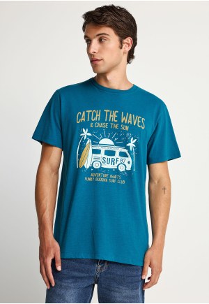 Men's cotton t-shirt with print