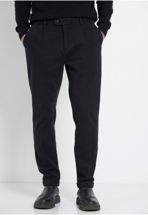Men's pleated chinos - Marron label