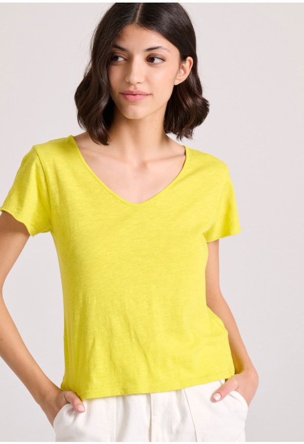 Γυναικείο t-shirt με Funky Buddha τύπωμα στην πλάτη