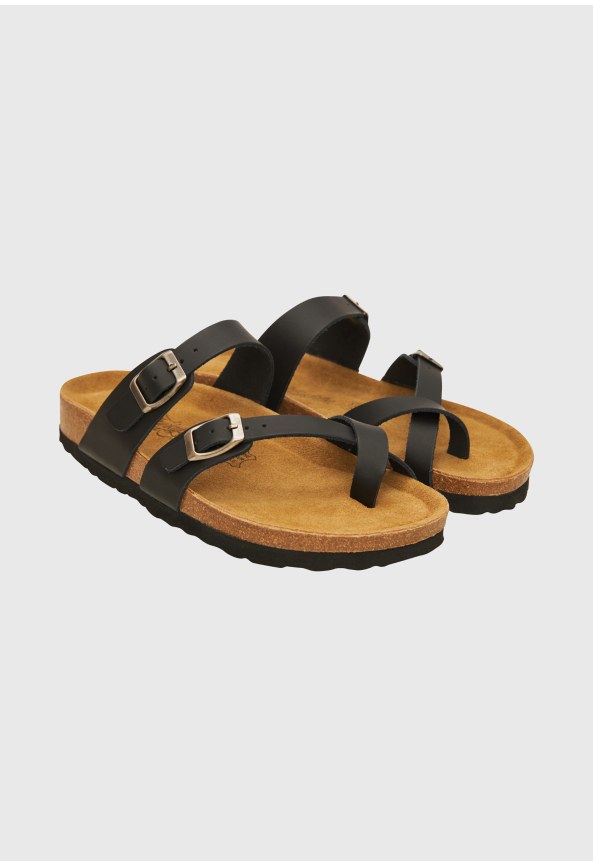 Γυναικεία δερμάτινα σανδάλια