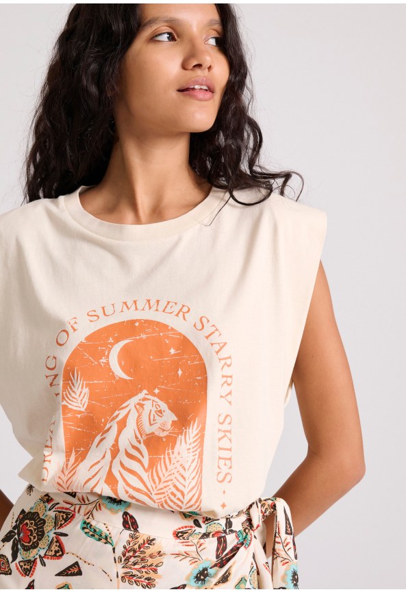 Women's organic cotton t-shirt with print