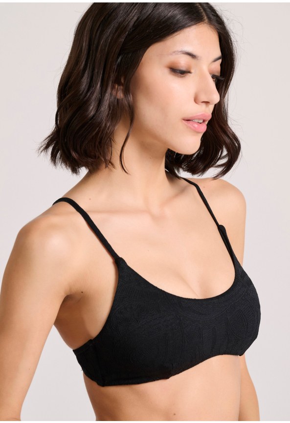 Μπικίνι τοπ μονόχρωμο