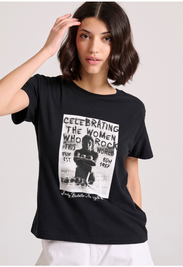 Women's t-shirt with photographic print
