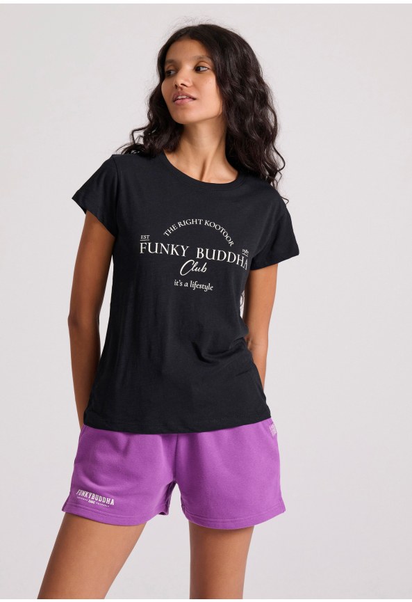 Γυναικείο t-shirt με Funky Buddha τύπωμα