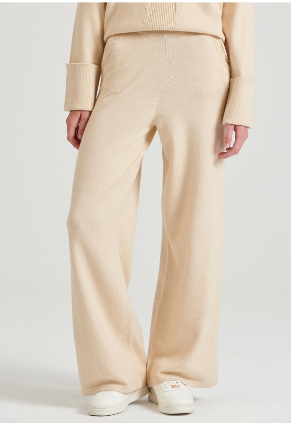 Women's knitted casual viscose pants