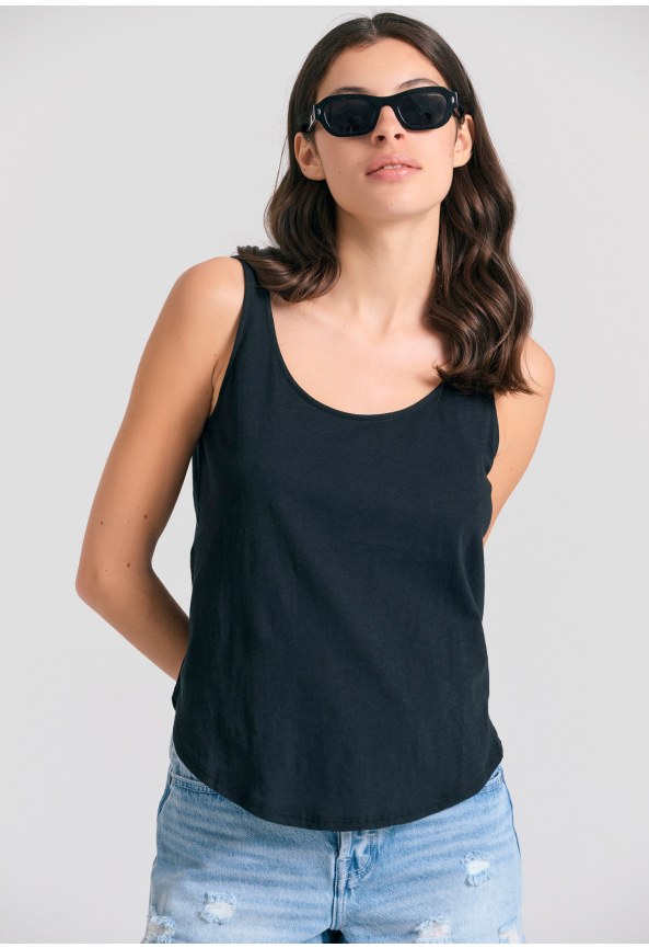 Γυναικείο tank top με μακρύτερη πλάτη