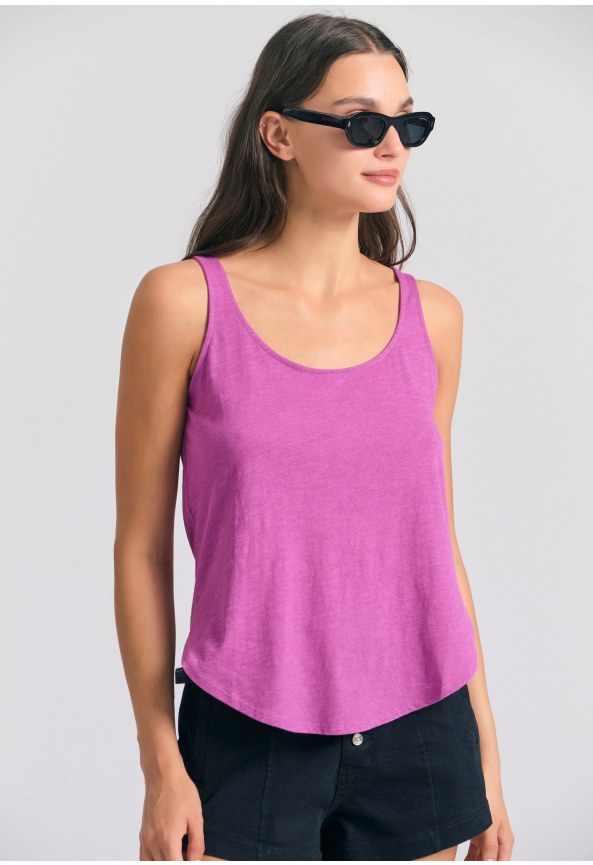 Γυναικείο tank top με μακρύτερη πλάτη