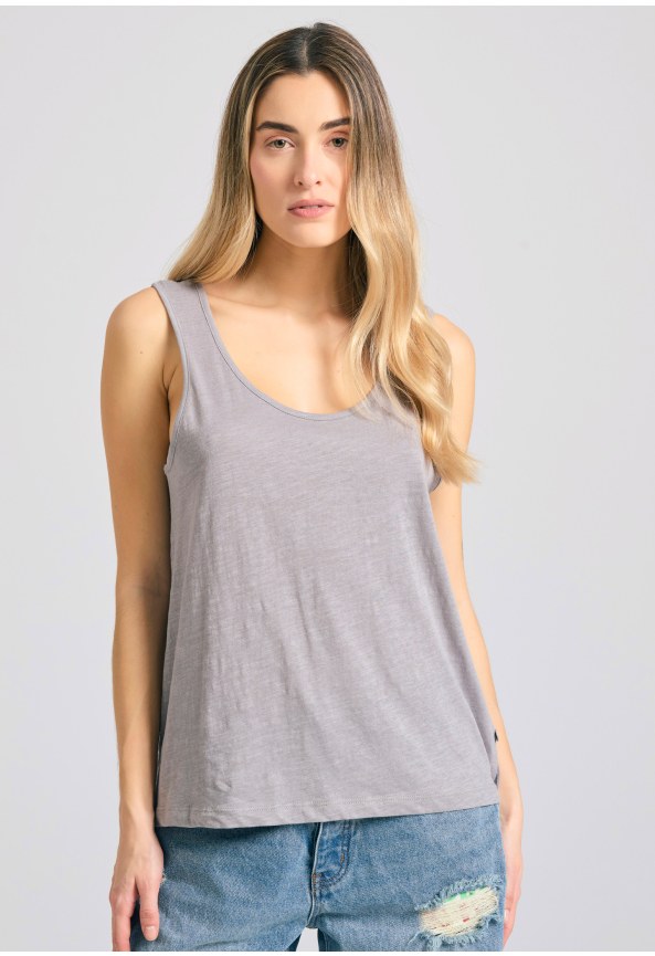 Γυναικείο μονόχρωμο tank top - The essentials