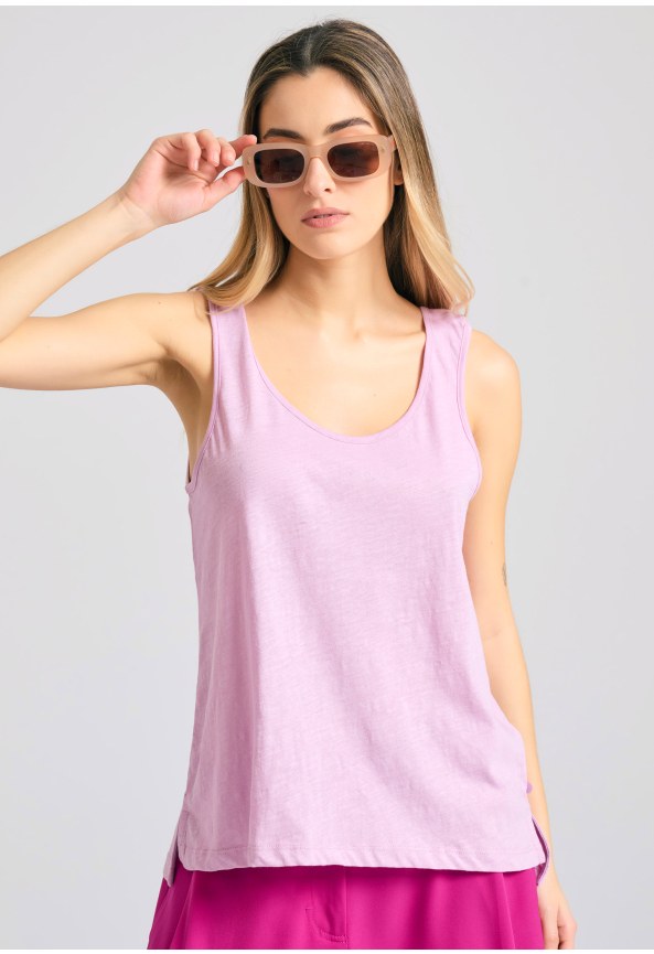 Γυναικείο μονόχρωμο tank top - The essentials