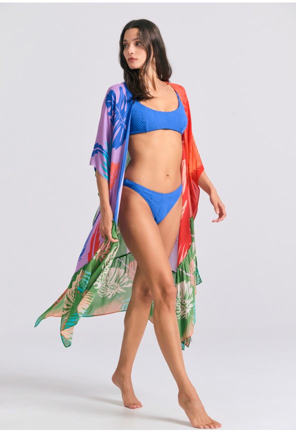 Γυναικείο κιμονό με exotic τύπωμα