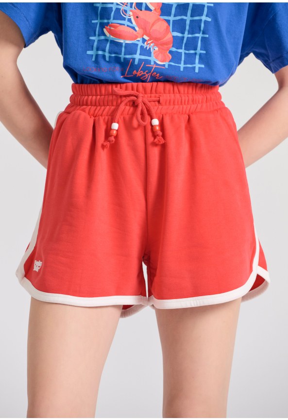 Γυναικείο αθλητικό σορτς με Funky Buddha κέντημα