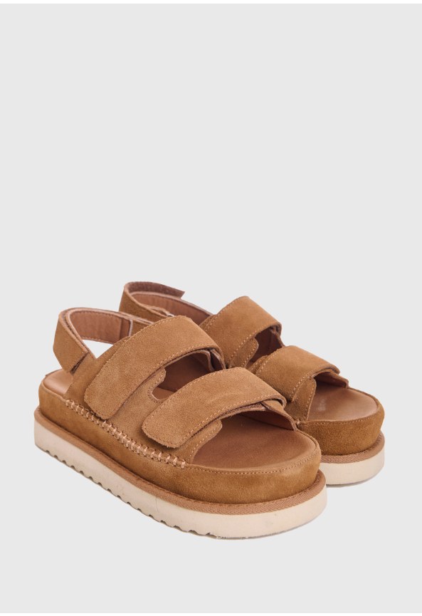 Women's suede sandals