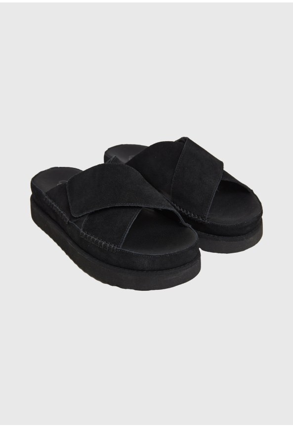 Γυναικεία suede σανδάλια