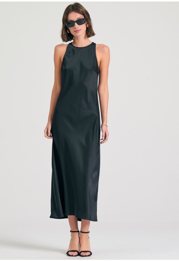 Μίντι φόρεμα σε γραμμή Άλφα