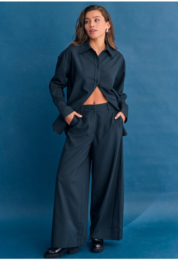 Women's shirt with stripes