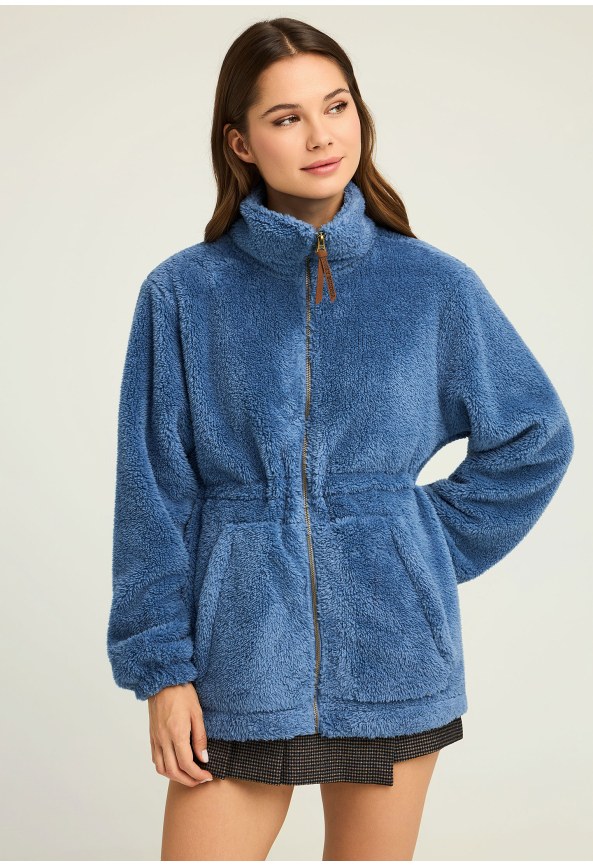 Women's fleece zip-up hoodie