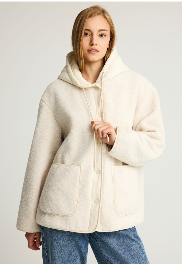 Γυναικείο teddy τζάκετ