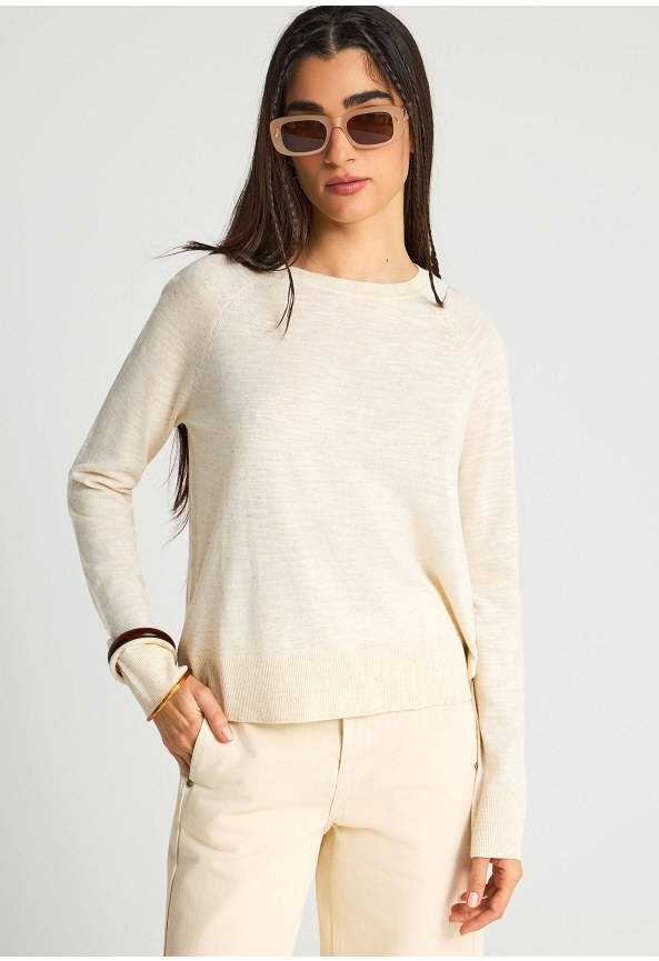 Γυναικείο πουλόβερ με λεπτή πλέξη