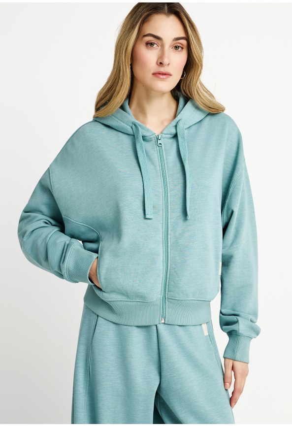 Women's zip-up hoodie