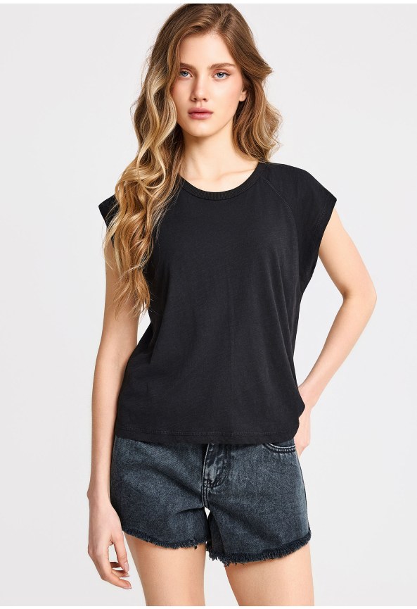 Γυναικείο κοντομάνικο T-shirt - The basics collection