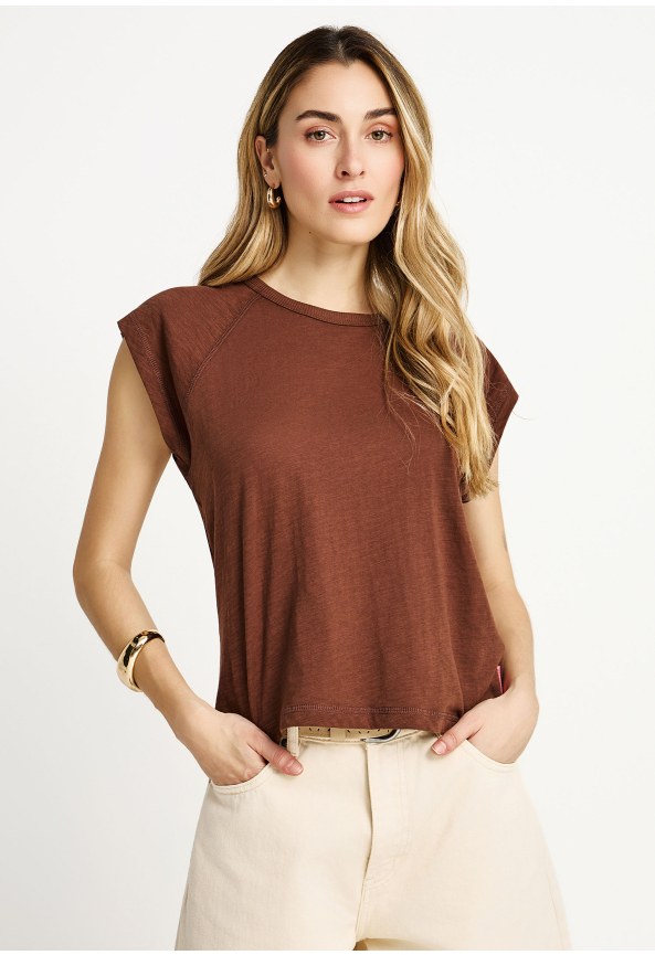 Γυναικείο κοντομάνικο T-shirt - The basics collection