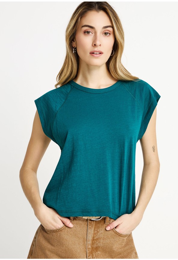 Γυναικείο κοντομάνικο T-shirt - The basics collection