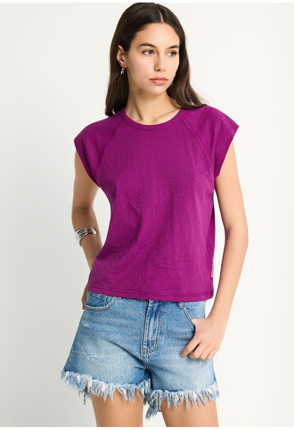 Γυναικείο κοντομάνικο T-shirt - The basics collection