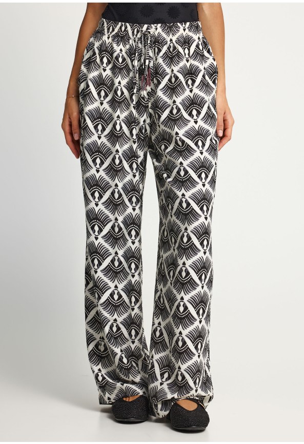 Γυναικεία wide leg παντελόνα