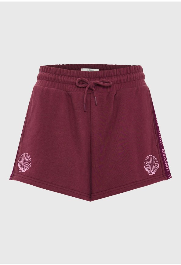 Γυναικείο loose σορτς με τύπωμα