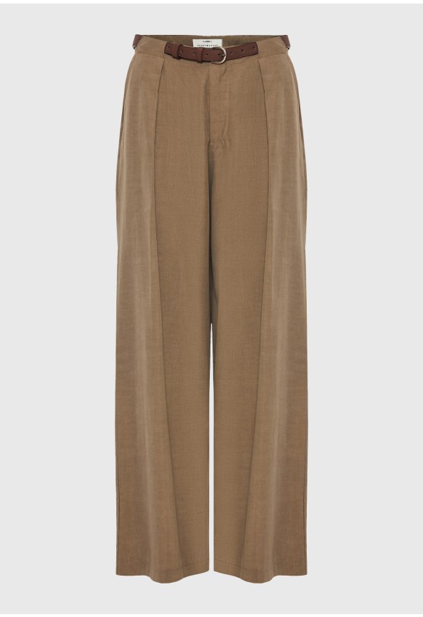 Γυναικεία casual wide leg παντελόνα