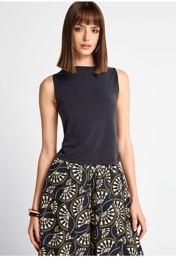 Women's sleeveless modal top