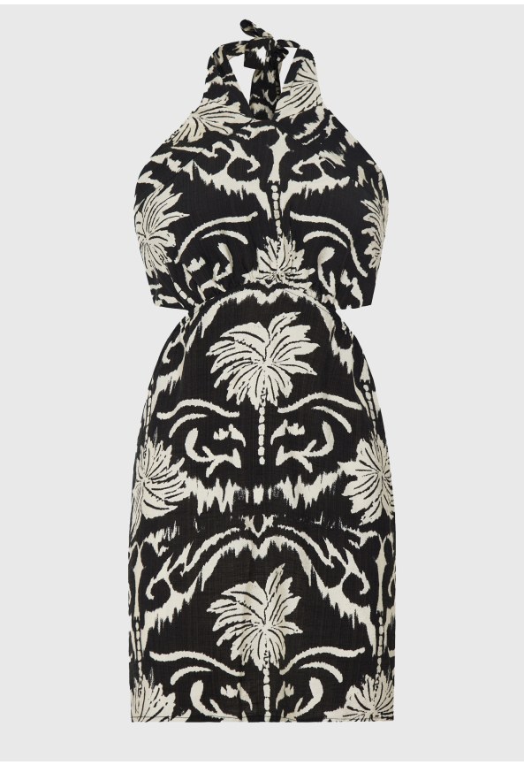 Μίνι φόρεμα με άνοιγμα στην πλάτη