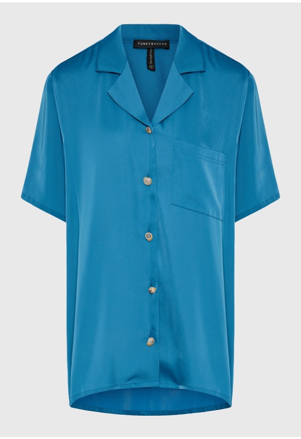 Γυναικείο σατέν πουκάμισο