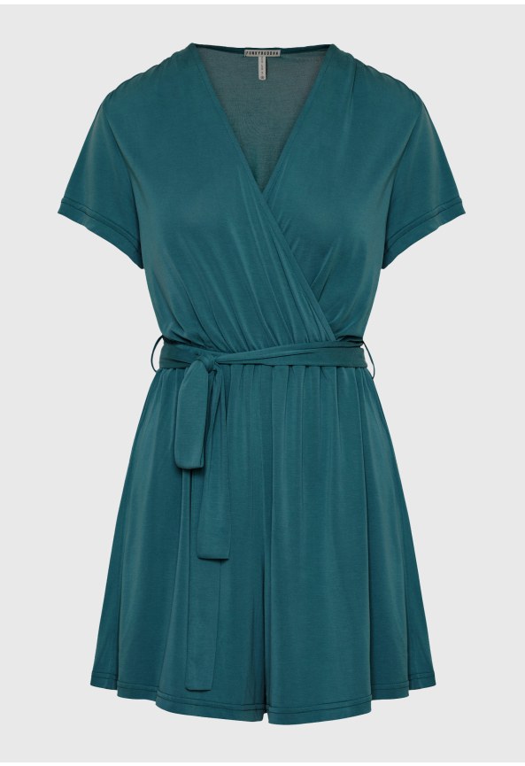 Γυναικεία ολόσωμη φόρμα με ζώνη