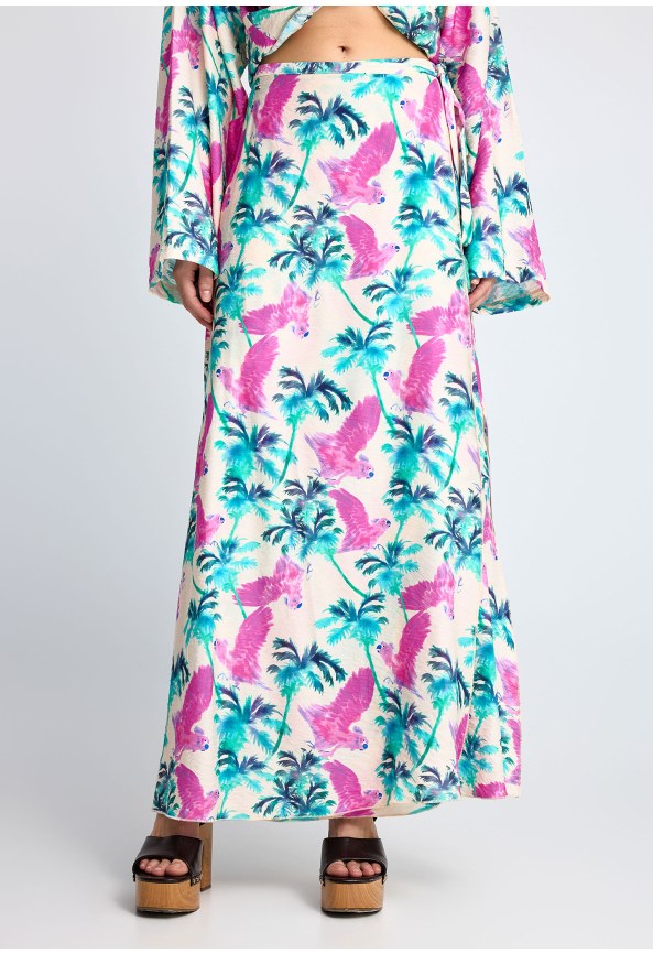 Φούστα με exotic τύπωμα