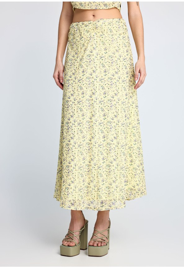 Φλοράλ φούστα σε Α γραμμή