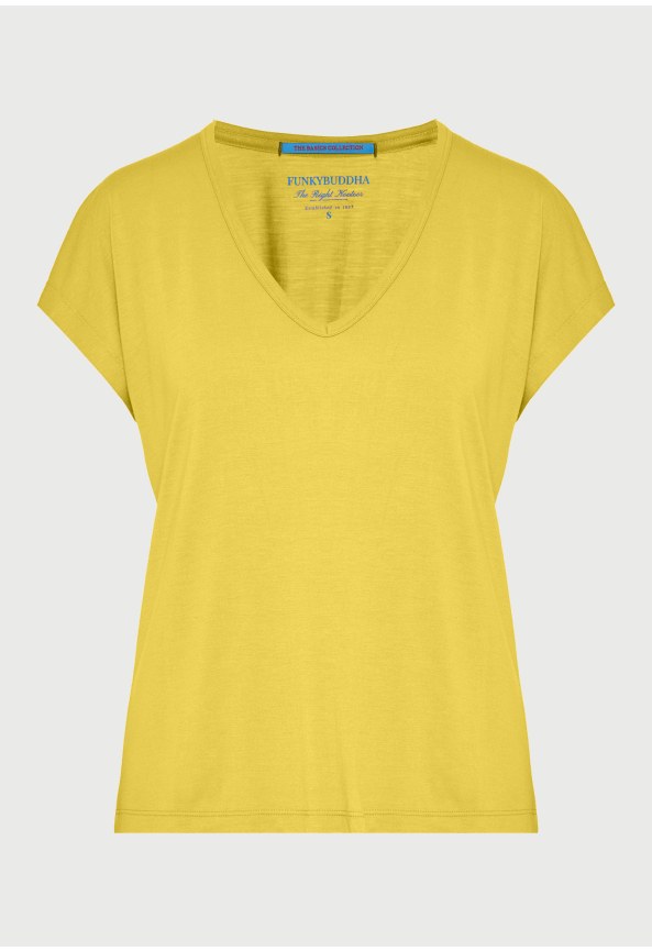 Γυναικείο t-shirt με V λαιμόκοψη - The basics collection