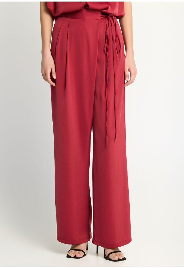 Γυναικεία wide leg παντελόνα