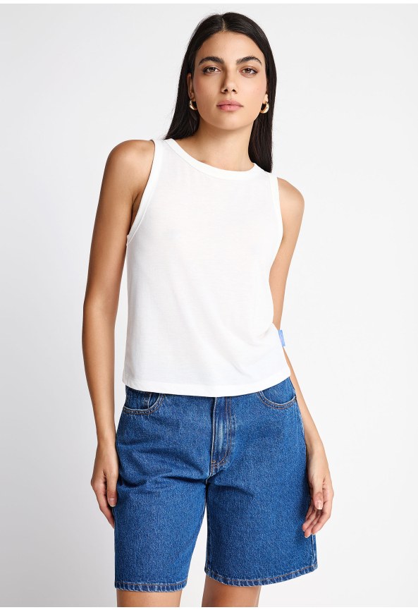 Γυναικείο tank top από βισκόζη - The basics collection