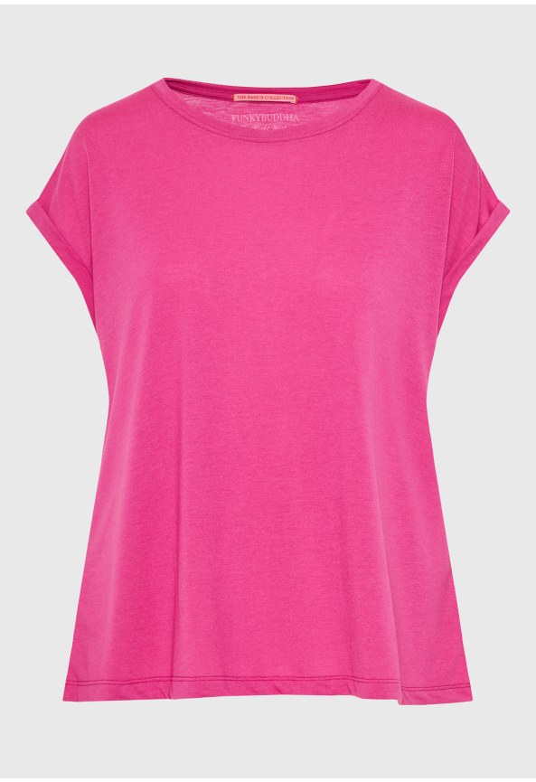Γυναικείο t-shirt με στρογγυλή λαιμόκοψη - The basic collection