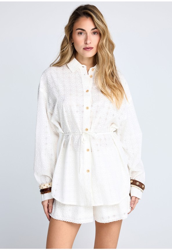 Πουκάμισο embroidery από βαμβάκι