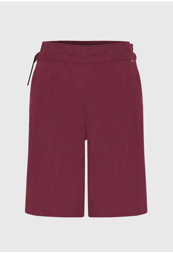 Γυναικεία βερμούδα linen blend
