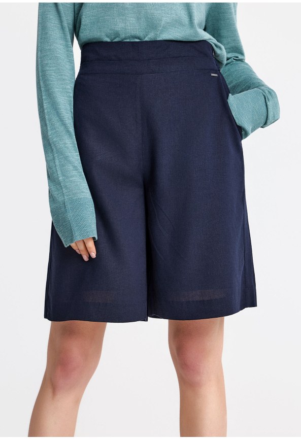 Γυναικεία βερμούδα linen blend