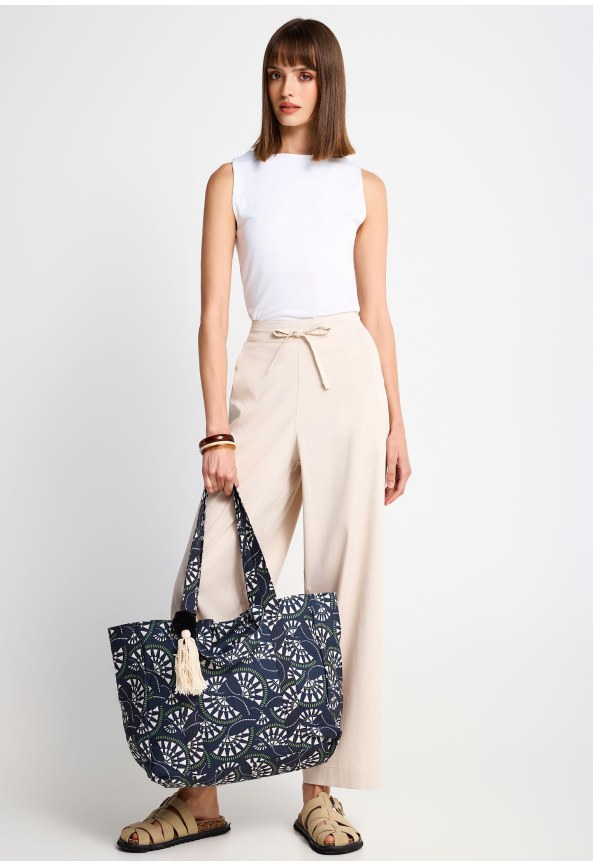 Γυναικεία oversized printed tote bag