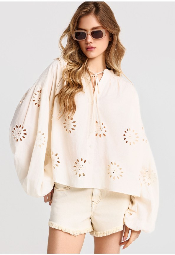 Γυναικείο βαμβακερό πουκάμισο