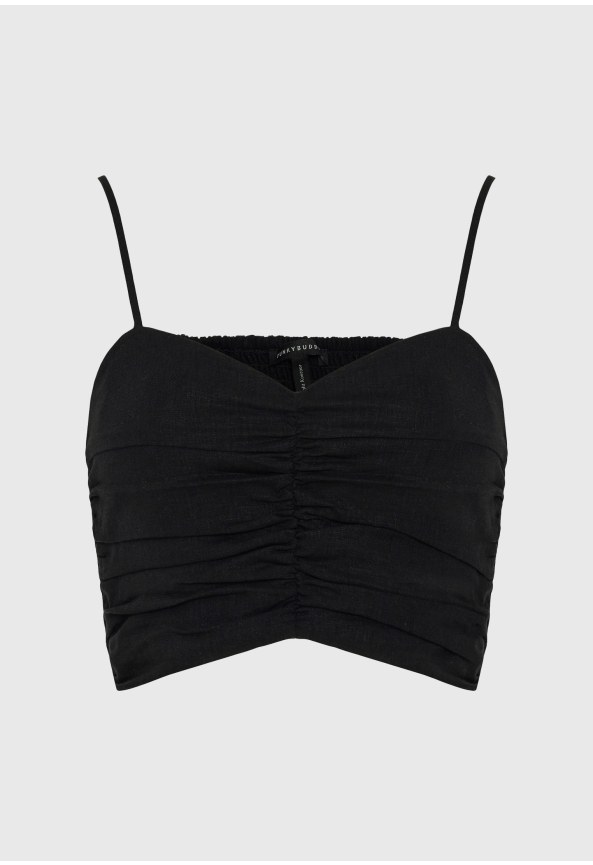 Γυναικείο εφαρμοστό cropped τοπ